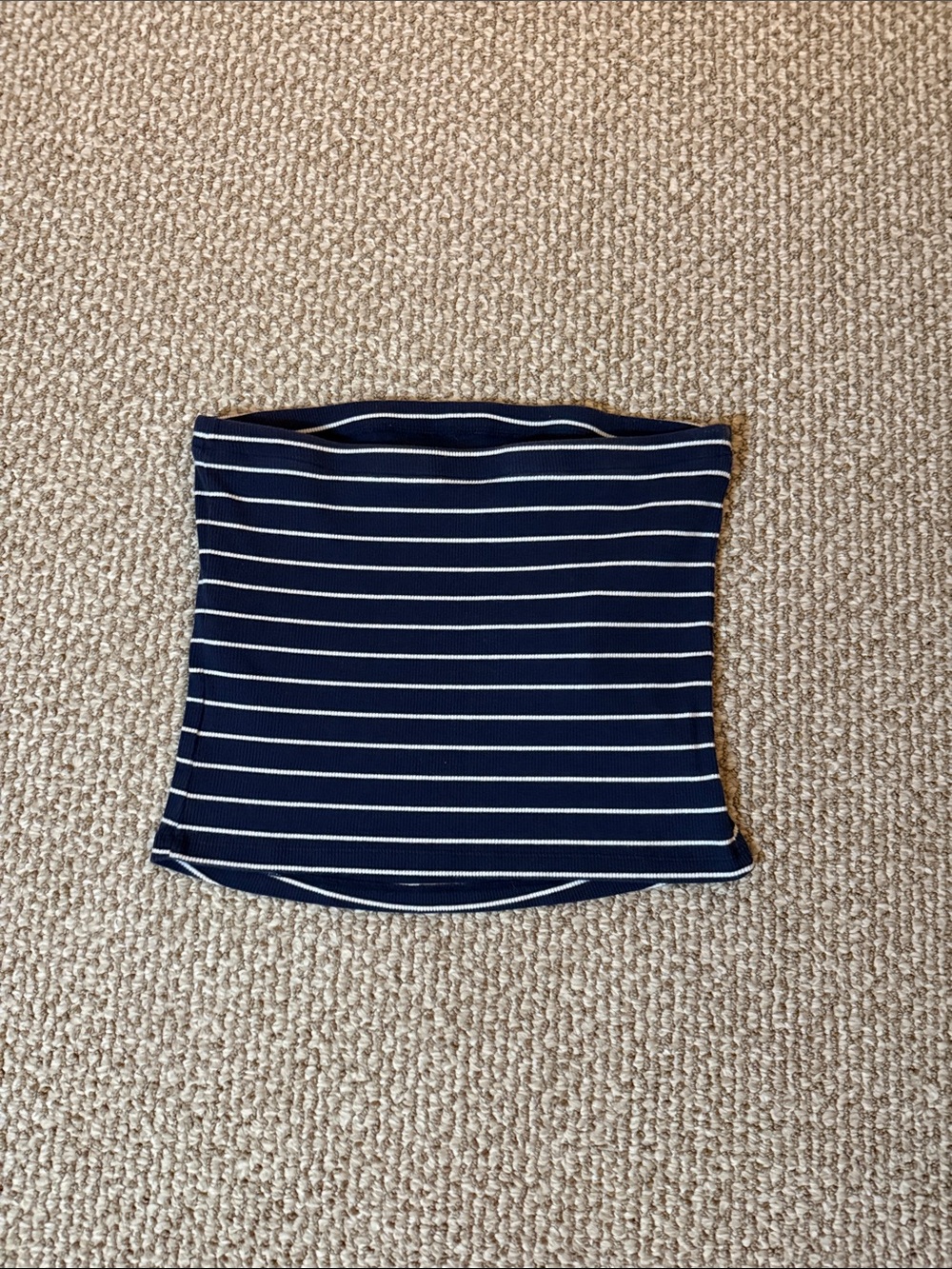 Navy Stripe Tube Shirt